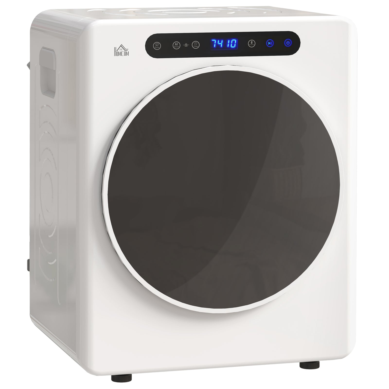 4kg Compact 40-60℃ Tumble Dryer - White