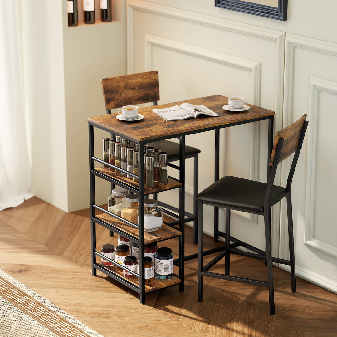 Three-Piece Compact Bar Table Set