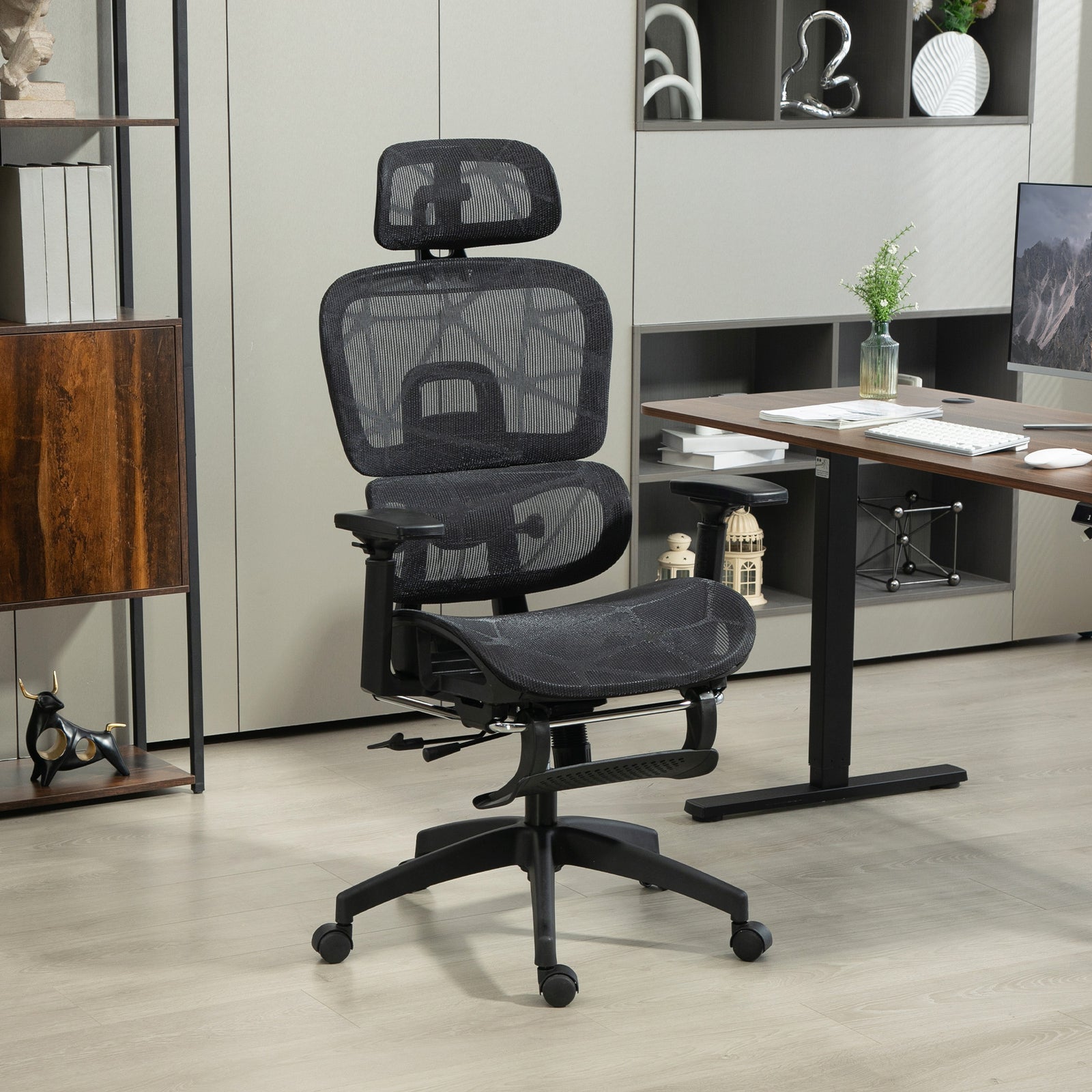 Multi-Adjustable Mesh Office Chair - Black