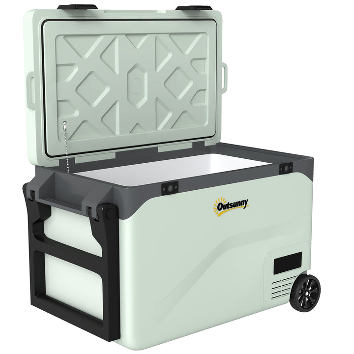 42.5L Compressor Car Fridge Freezer, Camping Refrigerator with App Con