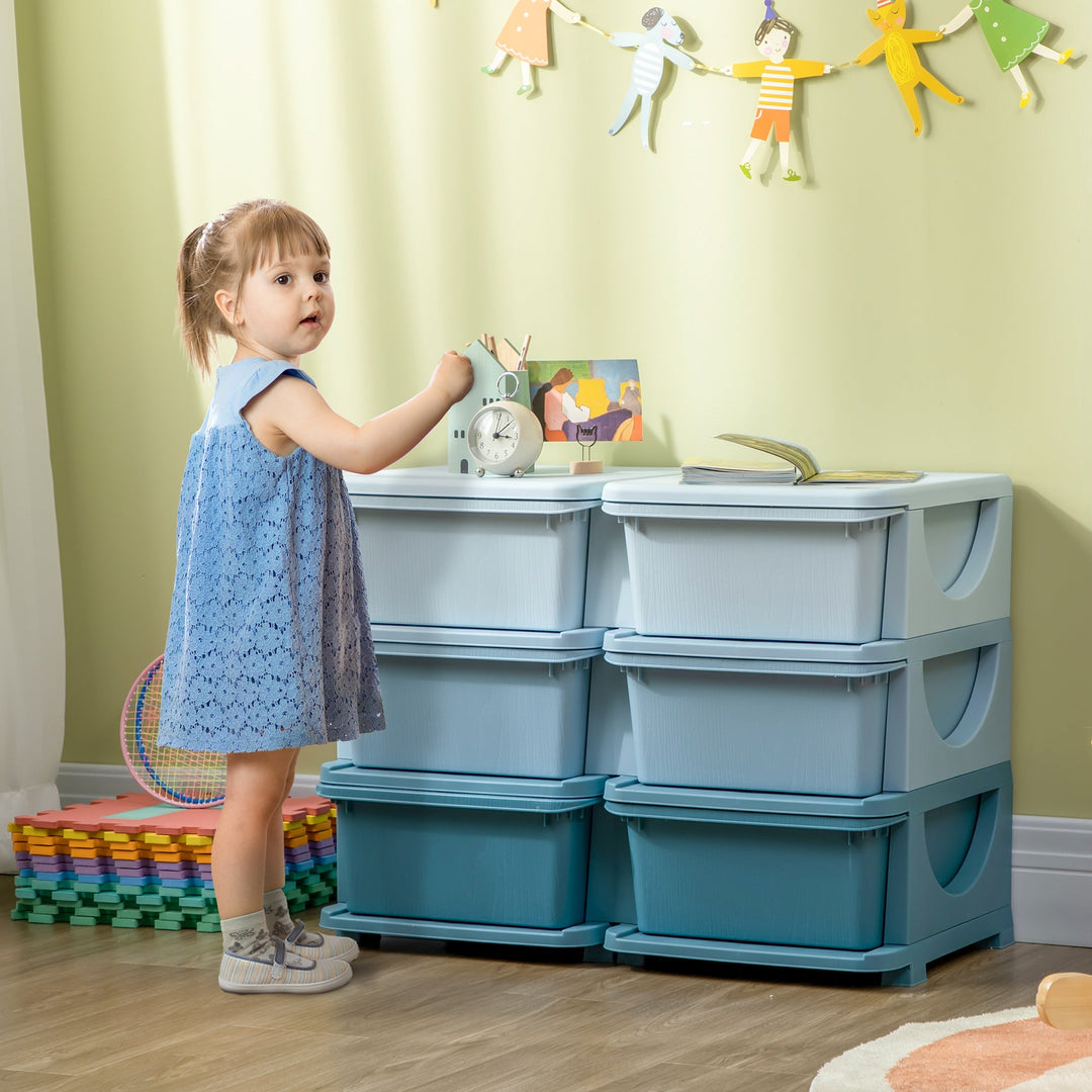 Kids Storage Unit, with Six Drawers