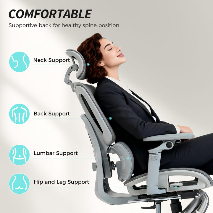 Ergonomic Office Chair, High Back Mesh Desk Chair
