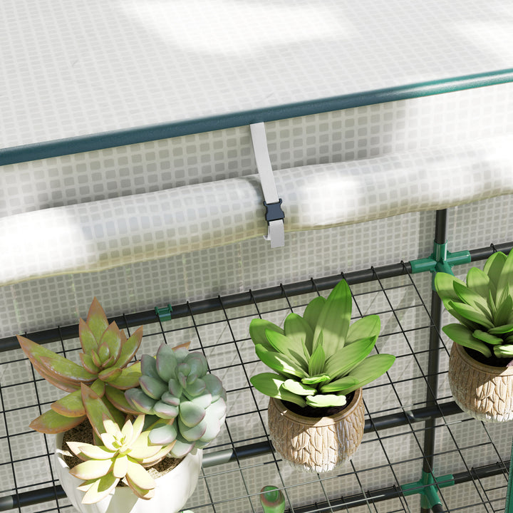 Three-Tier Mini Greenhouse - White