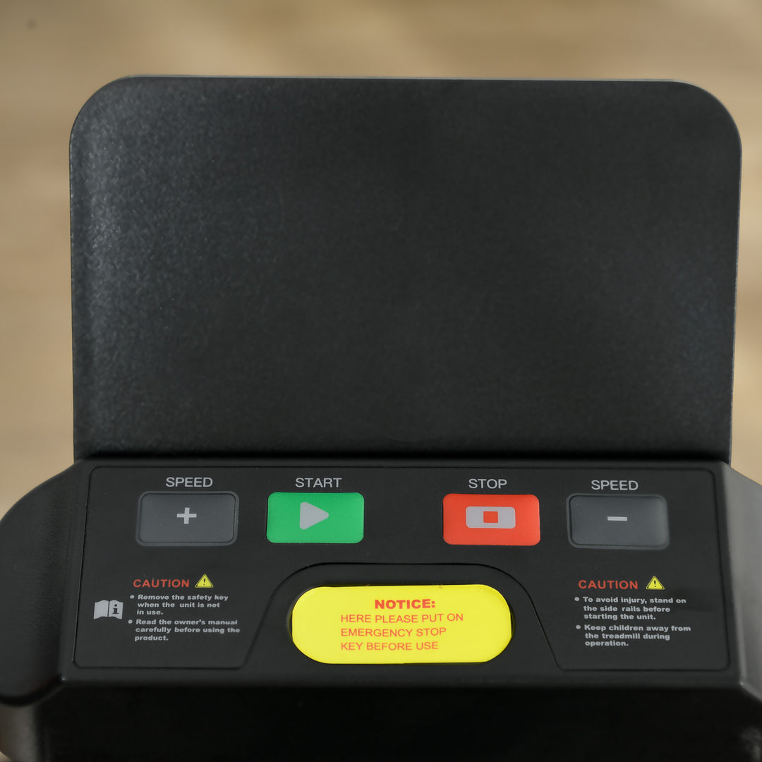 MCL Foldable Walking Treadmill, with LED Display and Wheels, for Home, Office, Gym, Red