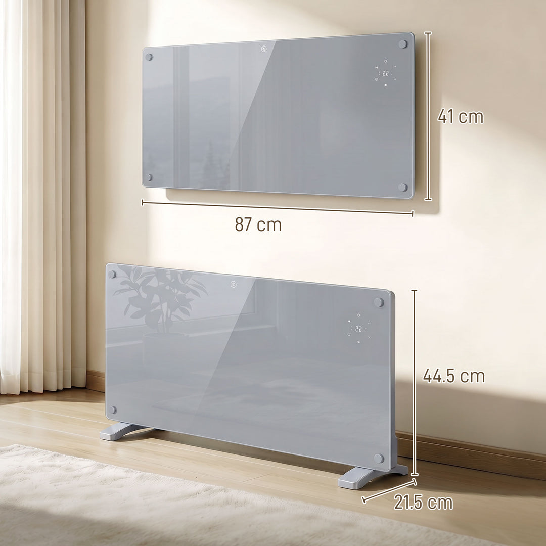 2000W Smart Panel Heater Wall Mounted &amp; Freestanding, Electric Heater - view 3