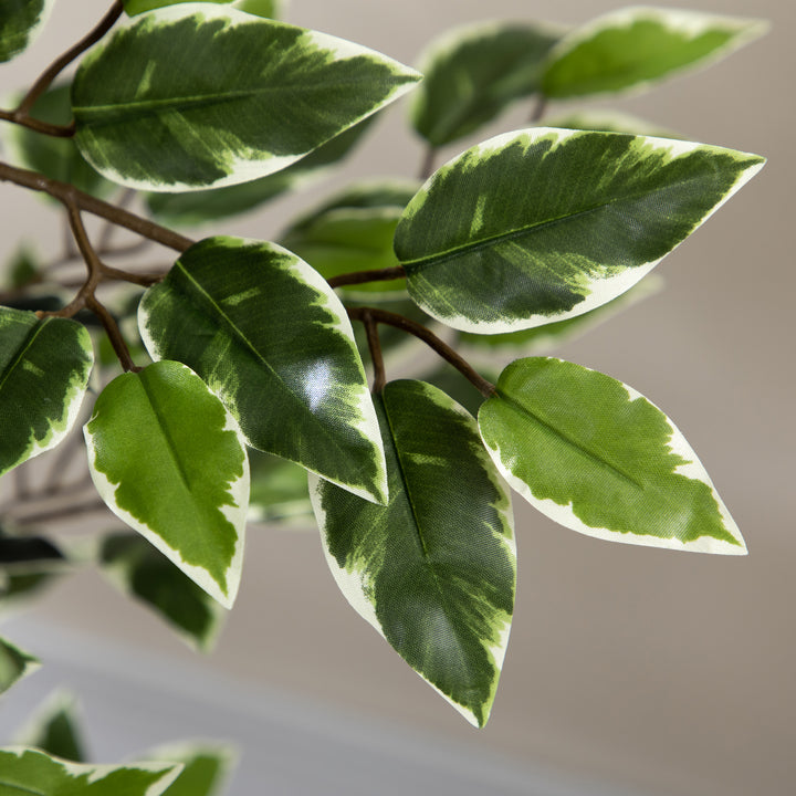 Set of Two Artificial Ficus Trees