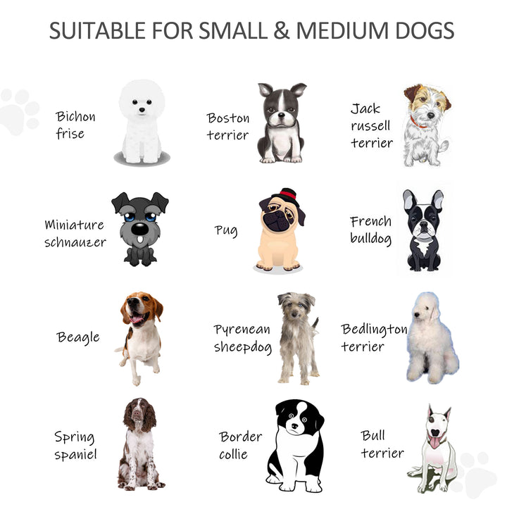Wooden Pet Gate, Freestanding Dog Safety Barrier with Two Support Feet - Natural Tone