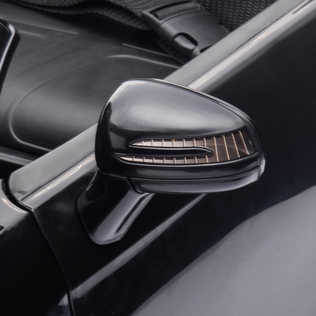 MCL Benz SLC 300  Licensed 12V Kids Electric Ride On, with Music, Remote Control, LED Headlights, Horn, Black