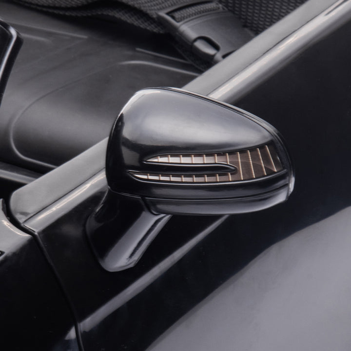 MCL Benz SLC 300  Licensed 12V Kids Electric Ride On, with Music, Remote Control, LED Headlights, Horn, Black