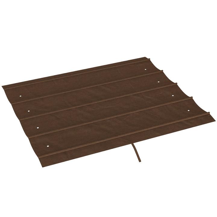 Pergola Cover Roof, 2.86 x 2.45 m Retractable Sun Shade Top for 3 x 2m