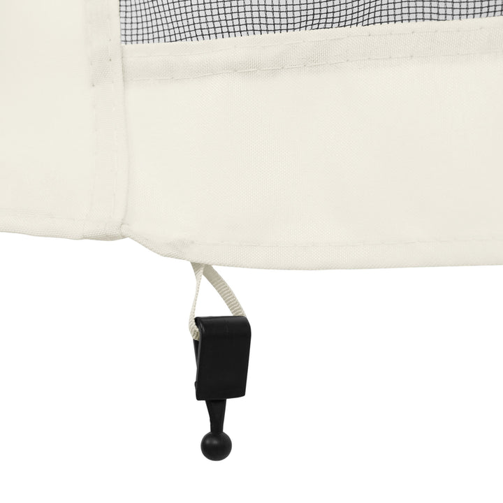 302 x 207cm Universal Replacement Mesh Sidewall Netting for Gazebos and Canopy Tents, (Sidewall Only) White
