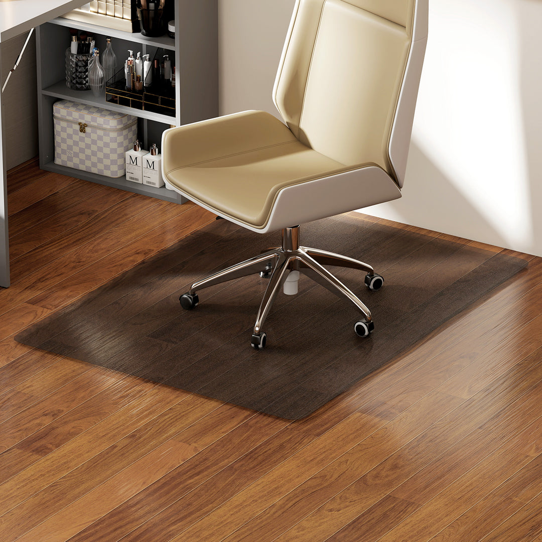 Chair Mat for Hard Floors, 90 x 120 cm Non-Slip Floor Mats for Wood/Tile Protection, Office & Home, Black