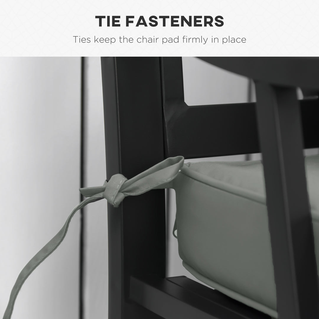 MCL Garden Bench Cushion 2 Seater Loveseat Seat Pad for Patio Swing Furniture for Indoor & Outdoor Use, 120 x 50 x 8 cm, Grey