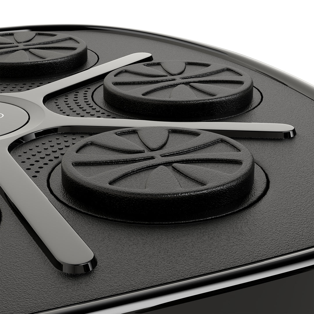 SPORTNOW Music Boxing Machine, Smart Bluetooth Boxing Machine Wall Mounted with 9 Speeds & Modes, LED Lights and Gloves, Punching Pad for Adults, Black