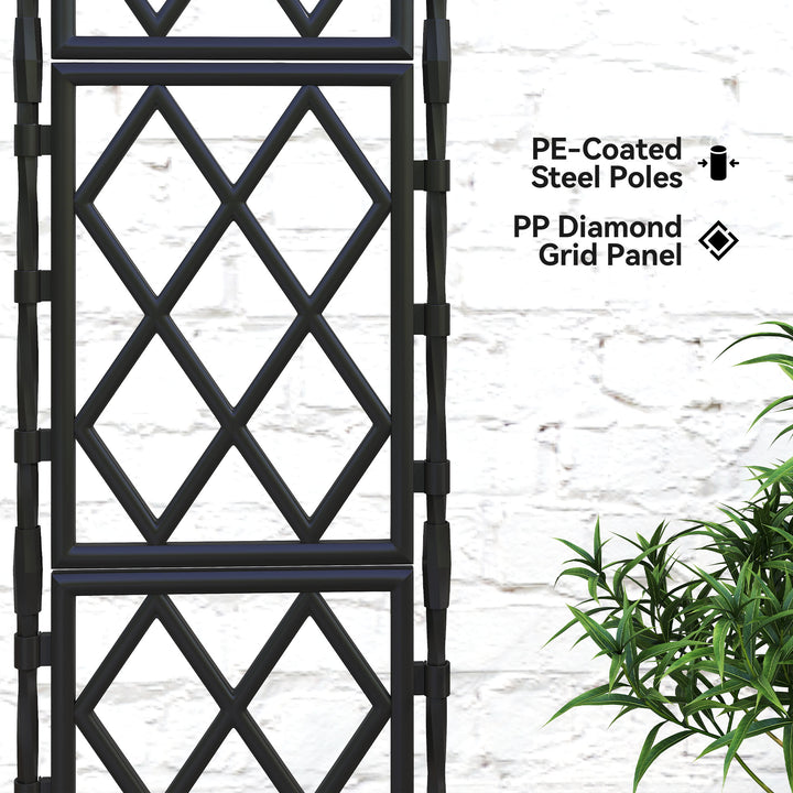 Foldable Garden Trellis, Lattice Climbing Support Trellis for Garden, 