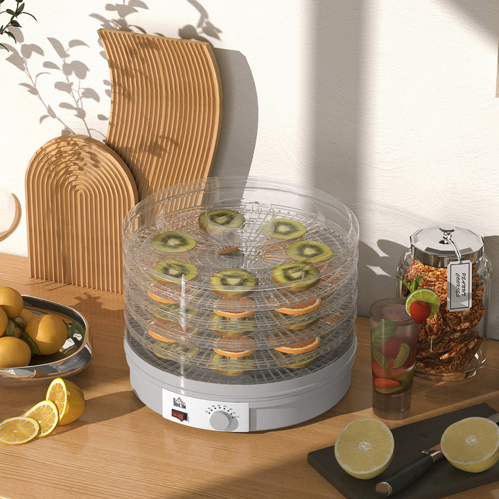 5 Tier Food Dehydrator, 245W Food Dryer Machine with Adjustable Temperature Control for Drying Fruit, Meat, Vegetable, Jerky and Pet Treat, Grey