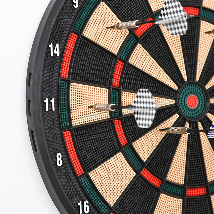 LCD Electronic Dartboard Set Features 26 Games w/ 185 Variations and Include 6 Darts Multi-Game Option Ready-to-Play