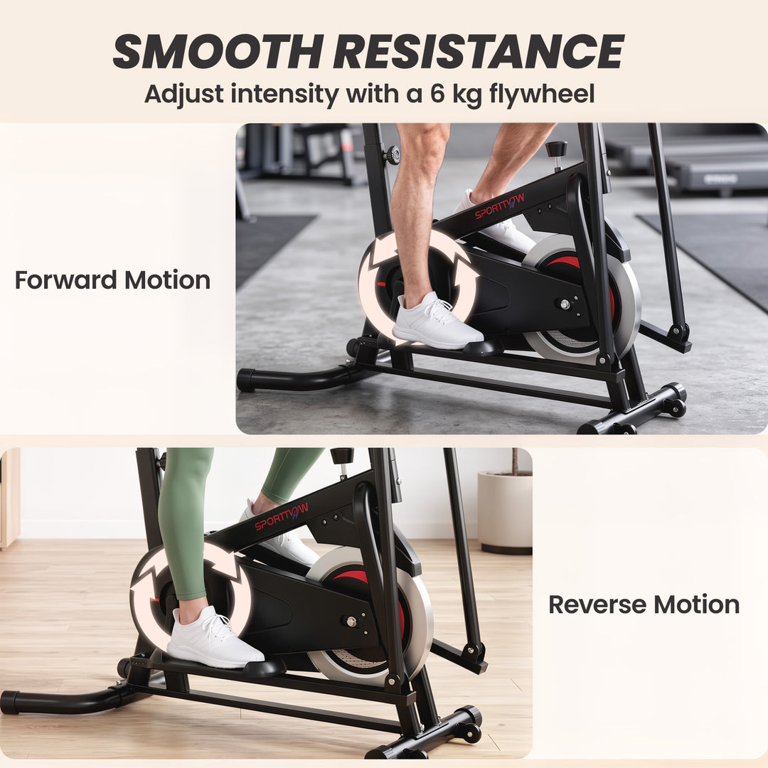 2 in 1 Elliptical Cross Trainer for Home with Adjustable Resistance &amp; - view 5