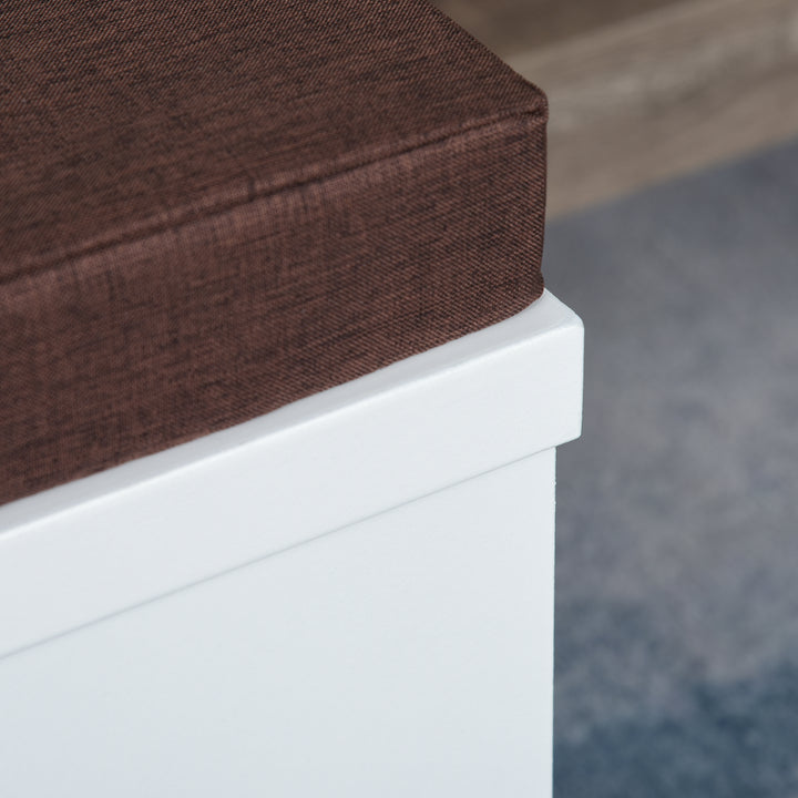 MCL Cat House Bed Cat Scratching Cube for Small Cat Pet Furniture with Removable Scratching Pad and Soft Cushion White