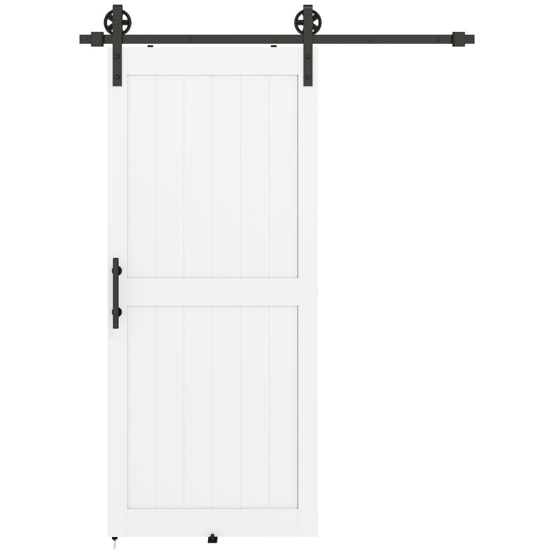 183cm Sliding Barn Door Kit, Sliding Door with Track, Hardware, Upgrad