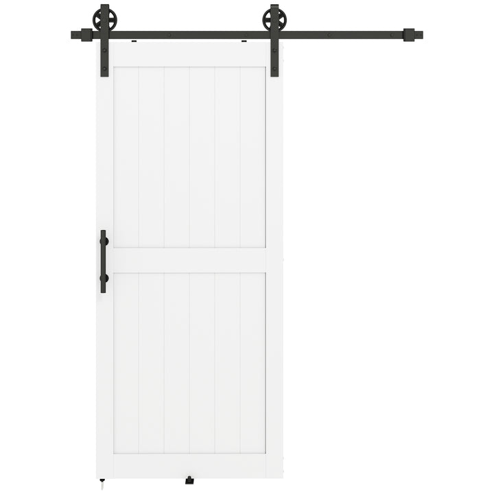 183cm Sliding Barn Door Kit, Sliding Door with Track, Hardware, Upgrad