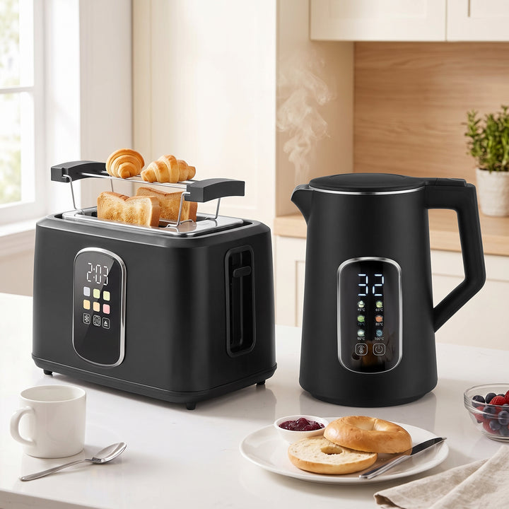 Kettle and Toaster Set with LED Touch Screen, Kettle with Strix - view 2
