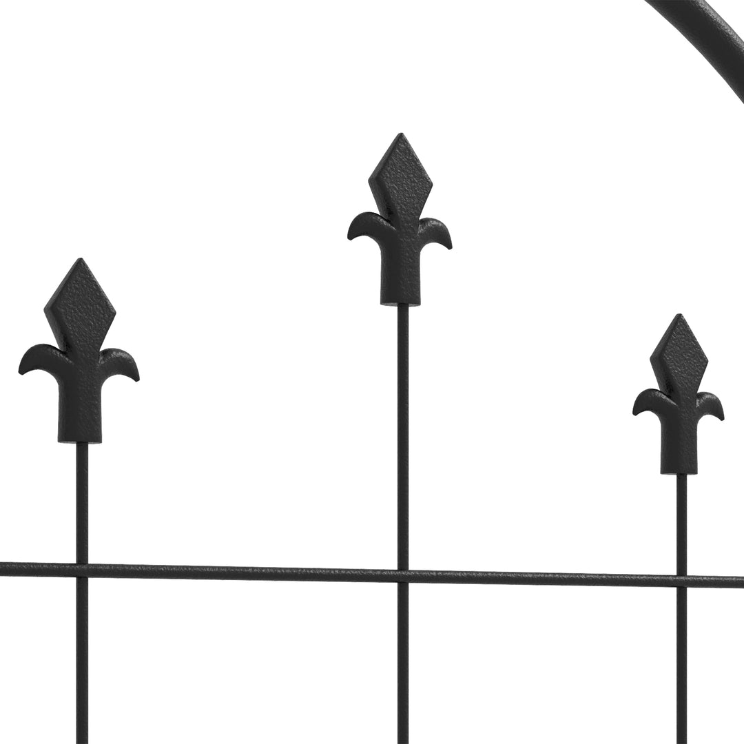 Set of Two Spiral Anchor Garden Trellis Panels