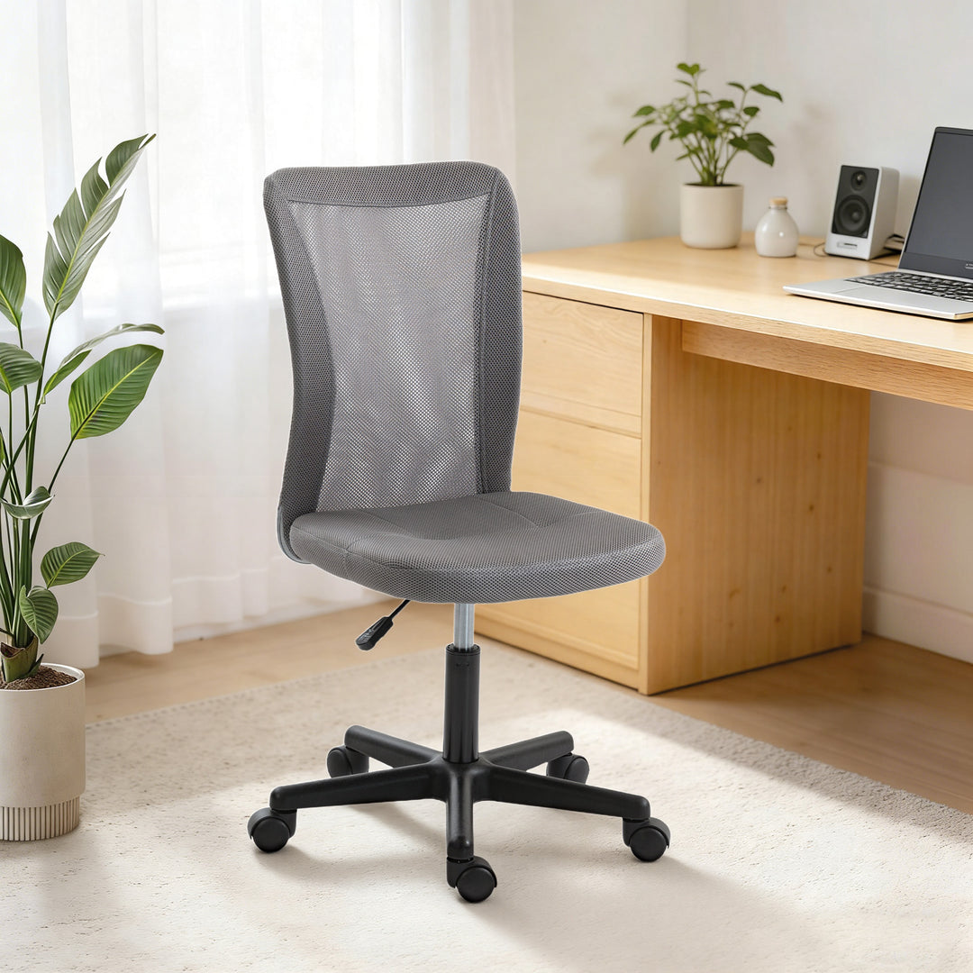 Computer Desk Chair, Mesh Office Chair with Adjustable Height and Swiv