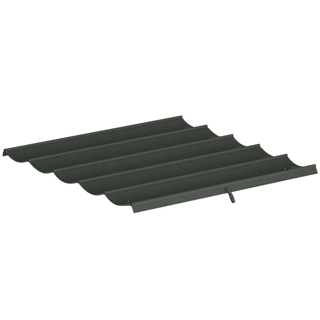Retractable Pergola Cover, 2.55 x 2.5 m Replacement Canopy Fabric for 