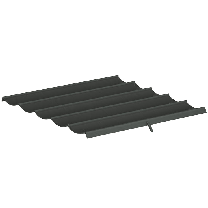 Retractable Pergola Cover, 2.55 x 2.5 m Replacement Canopy Fabric for 