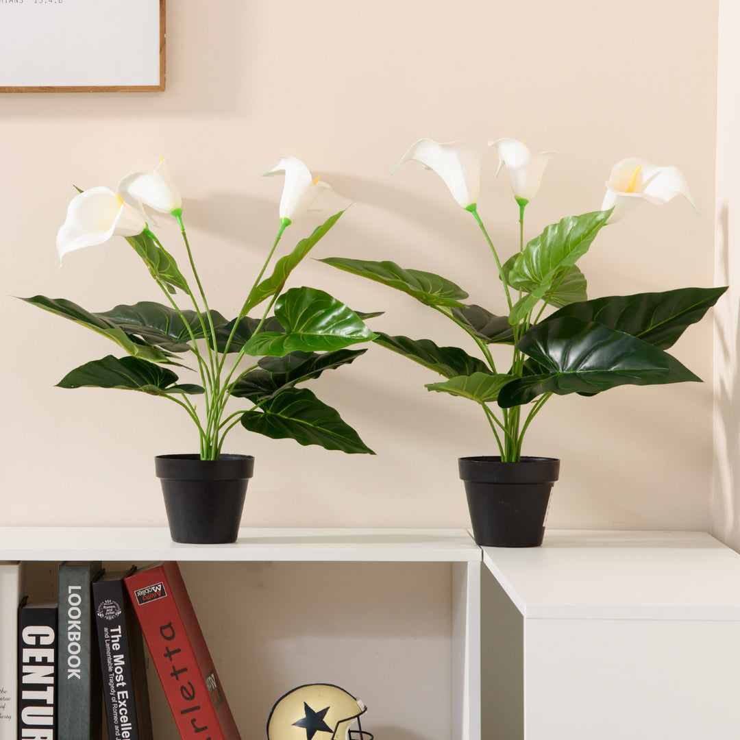 5ft Artificial Tree, Indoor Fake Eucalyptus with White Tender Tips and Pot, for Home, Office, and Living Room Decor
