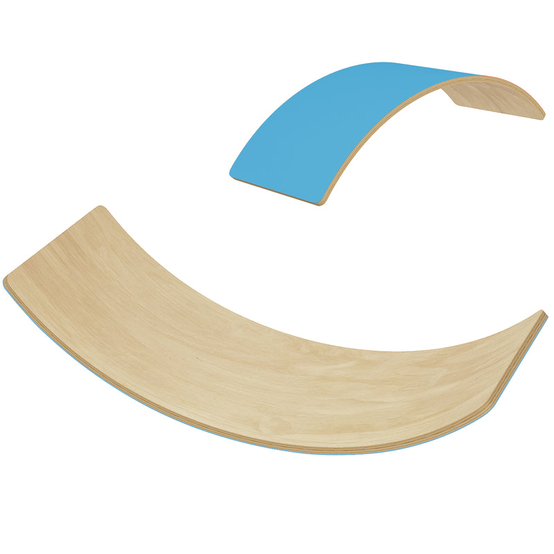 Wooden Balance Board for Kids, Wobble Board with Silent Felt for Sensory Play