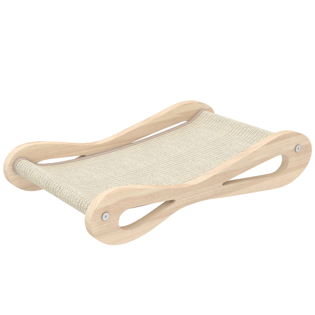 2 in 1 Sisal Cat Scratcher Bed Cat Scratching Board and Lounger 60 x 3