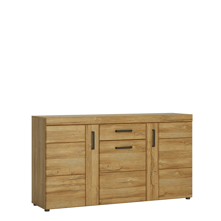 Cortina 3 door 1 drawer sideboard in Grandson Oak