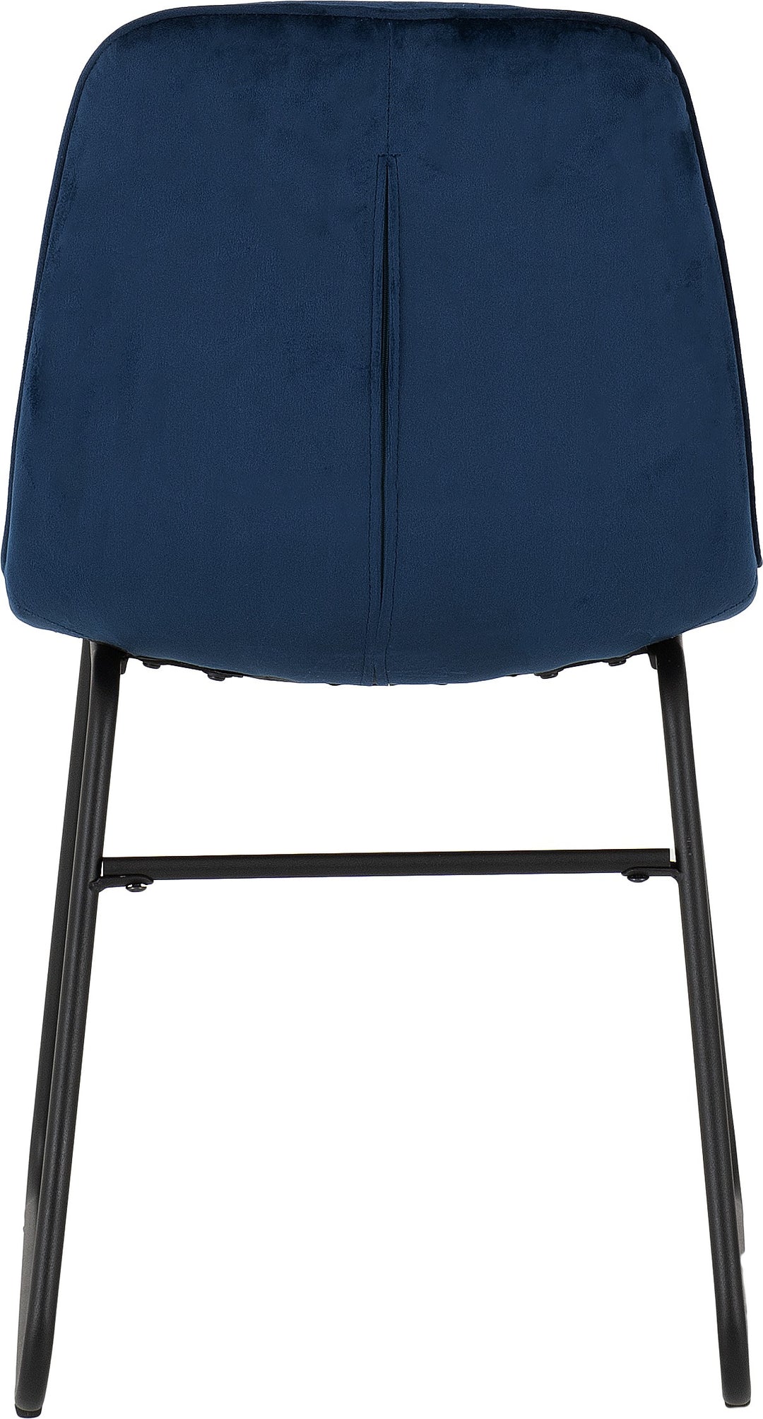 Athens Round & Lukas Dining Set (X4 Chairs) - Concrete/Sapphire Blue Velvet